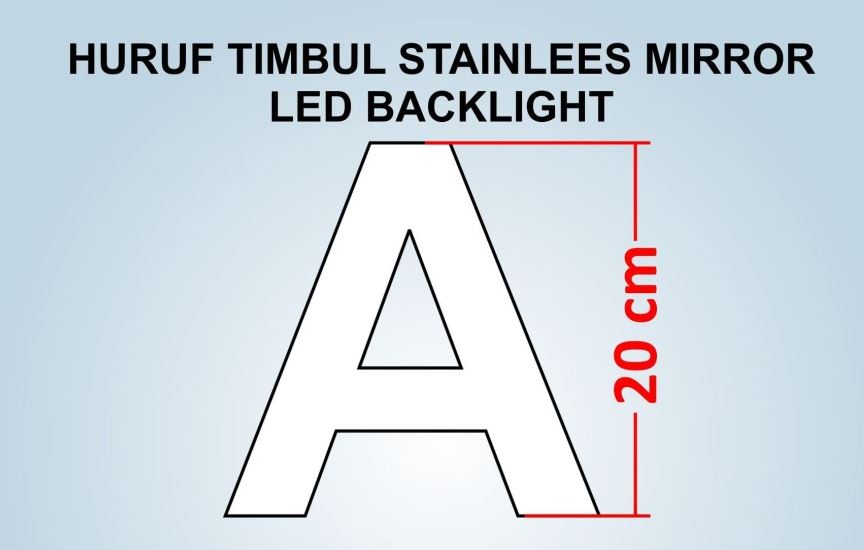 Contoh RAB Huruf Timbul